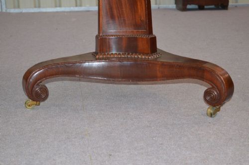 fig 1. regency mahogany breakfast table dining table