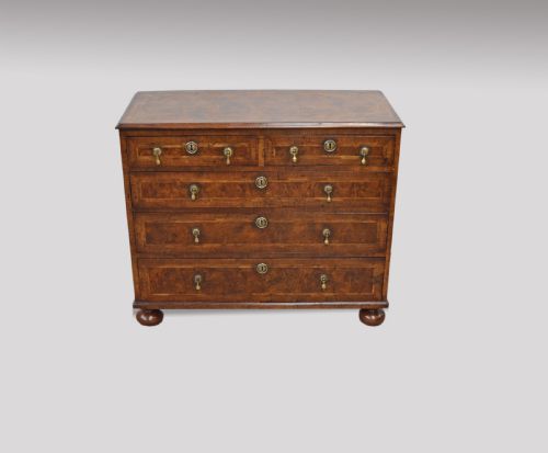 Antique Early 19th Century Walnut Chest of Drawers