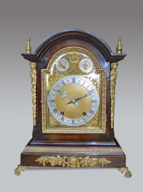 W & H Table Clock Mantle/mantel Bracket Clock
