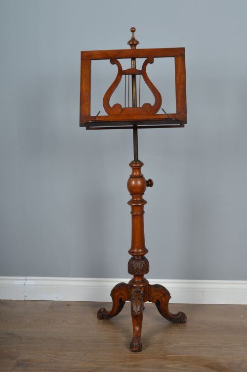 Victorian Mahogany Music Stand