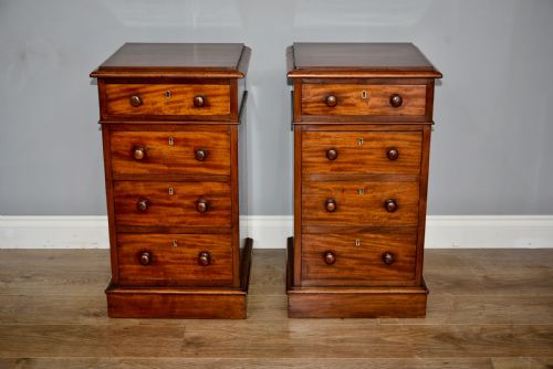 Pair of Victorian Mahogany Chests of Drawers