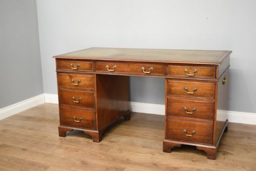 Mahogany Pedestal Desk