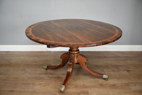Regency Rosewood Circular Dining Table