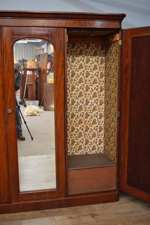 fig 1. Victorian triple wardrobe