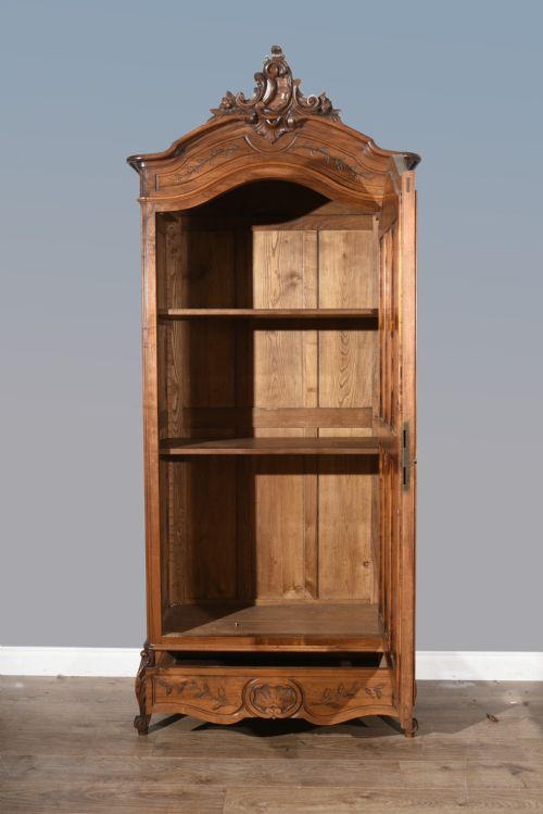 fig 1. French walnut Rococo style Amoire