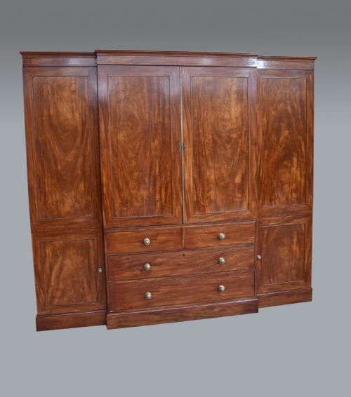 Regency Mahogany 4 Door Wardrobe