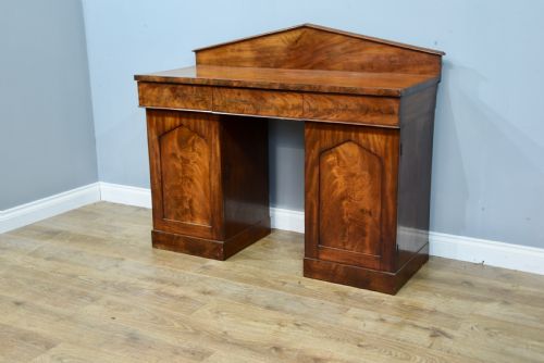 fig 1. William iv mahogany pedestal sideboard