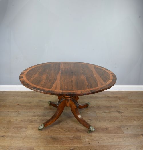 Regency Rosewood Circular Dining Table