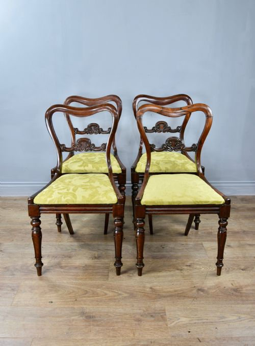 Antique Set of Regency Rosewood Dining Chairs