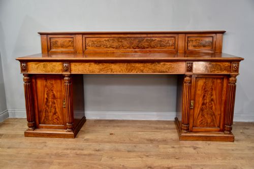 Large William IV Pedestal Sideboard
