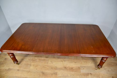 fig 1. Victorian mahogany extending dining table seats ten