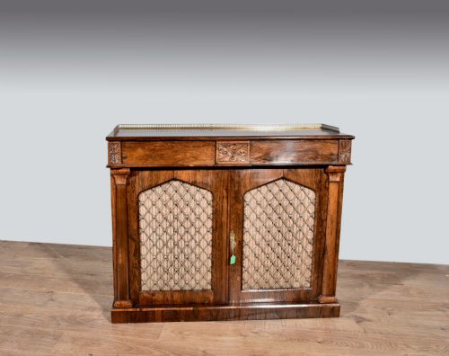 Fine Regency Rosewood Chiffonier Sideboard