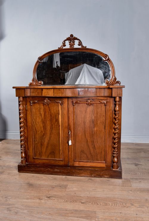 Victorian Rosewood Chiffonier Side Cabinet