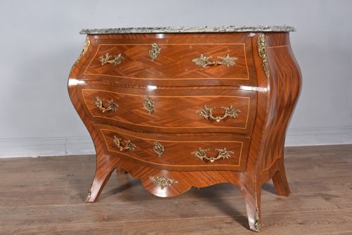 Mahogany Marble Top Commode