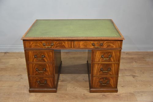 Small 19th Century Mahogany Partners Desk