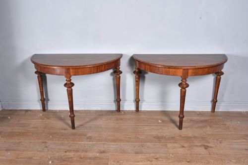 Pair of 19th Century Mahogany Console Tables