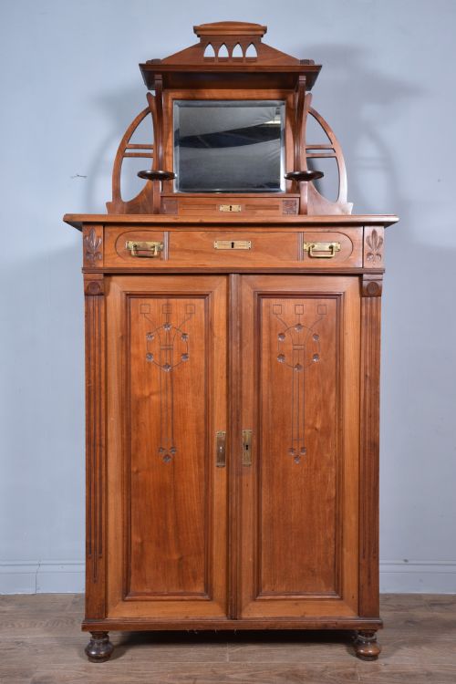 Arts and Crafts Hall Cabinet