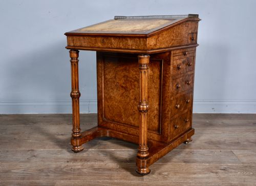 Antique Walnut Davenport