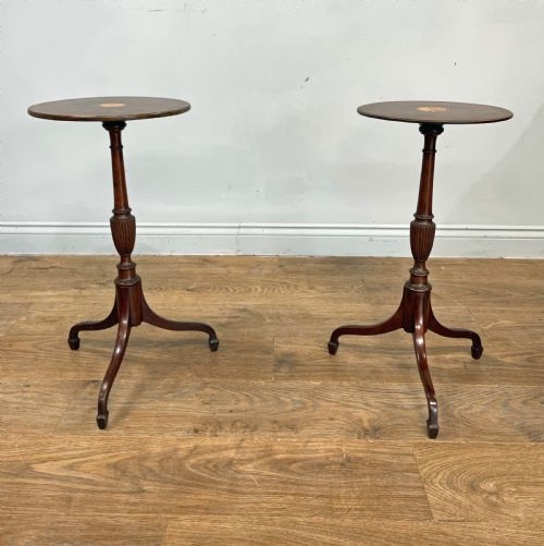 Matched Pair of Georgian Mahogany Wine Tables