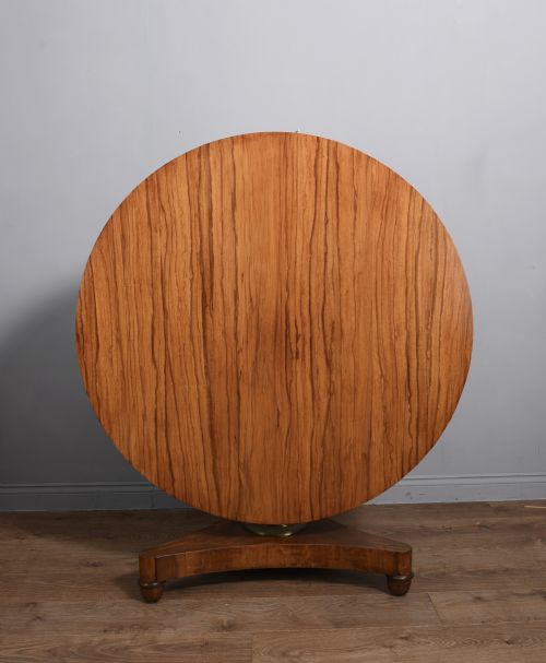 Regency Zebrawood Circular Dining / Centre Table