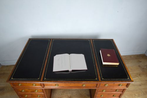 fig 2. Victorian mahogany partners desk