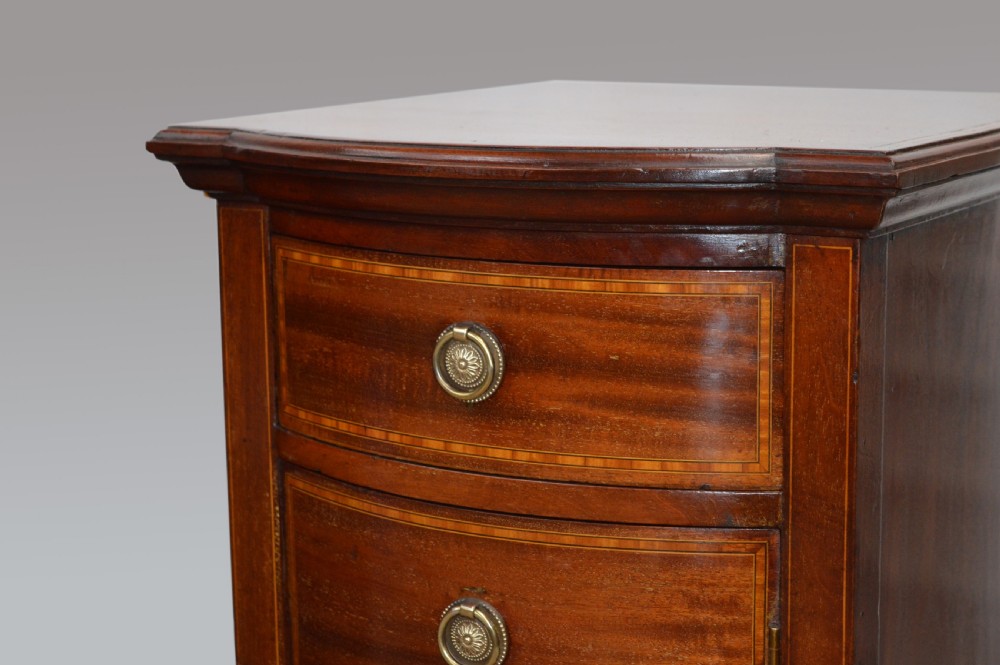 pair of Antique mahogany bedside cabinets  View IV