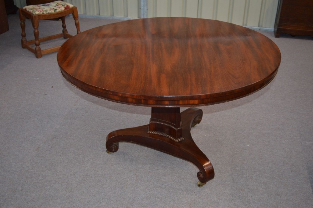 regency mahogany breakfast table dining table