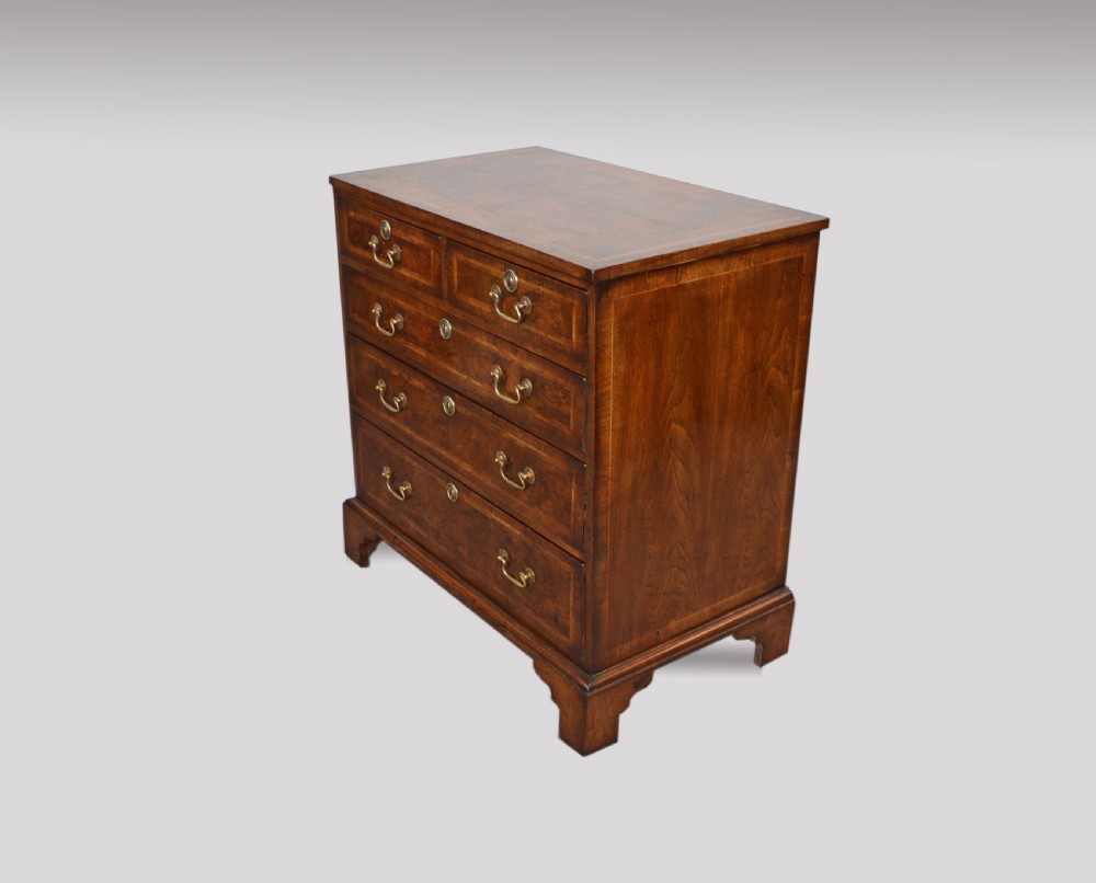 19TH CENTURY WALNUT CHEST OF DRAWERS  View II