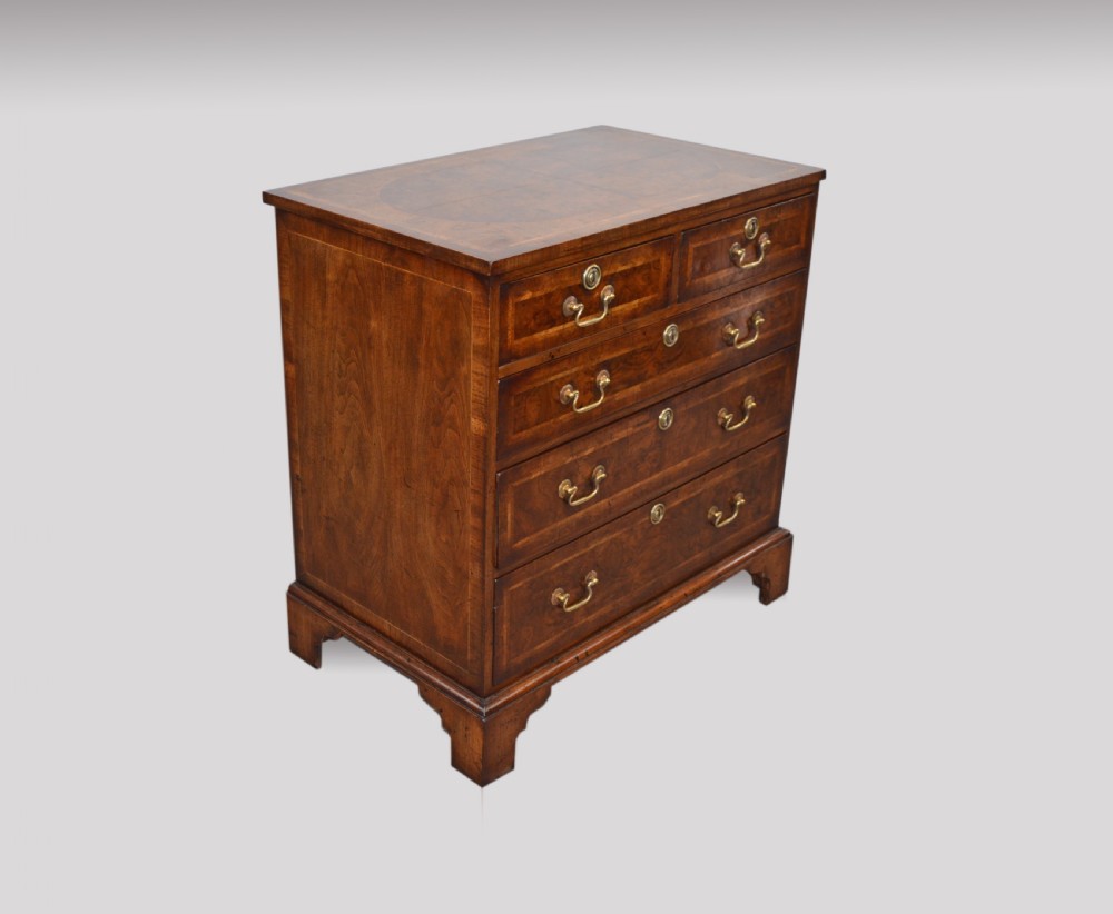 19TH CENTURY WALNUT CHEST OF DRAWERS  View III