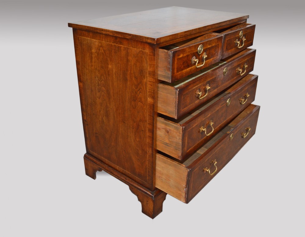 19TH CENTURY WALNUT CHEST OF DRAWERS  View VI