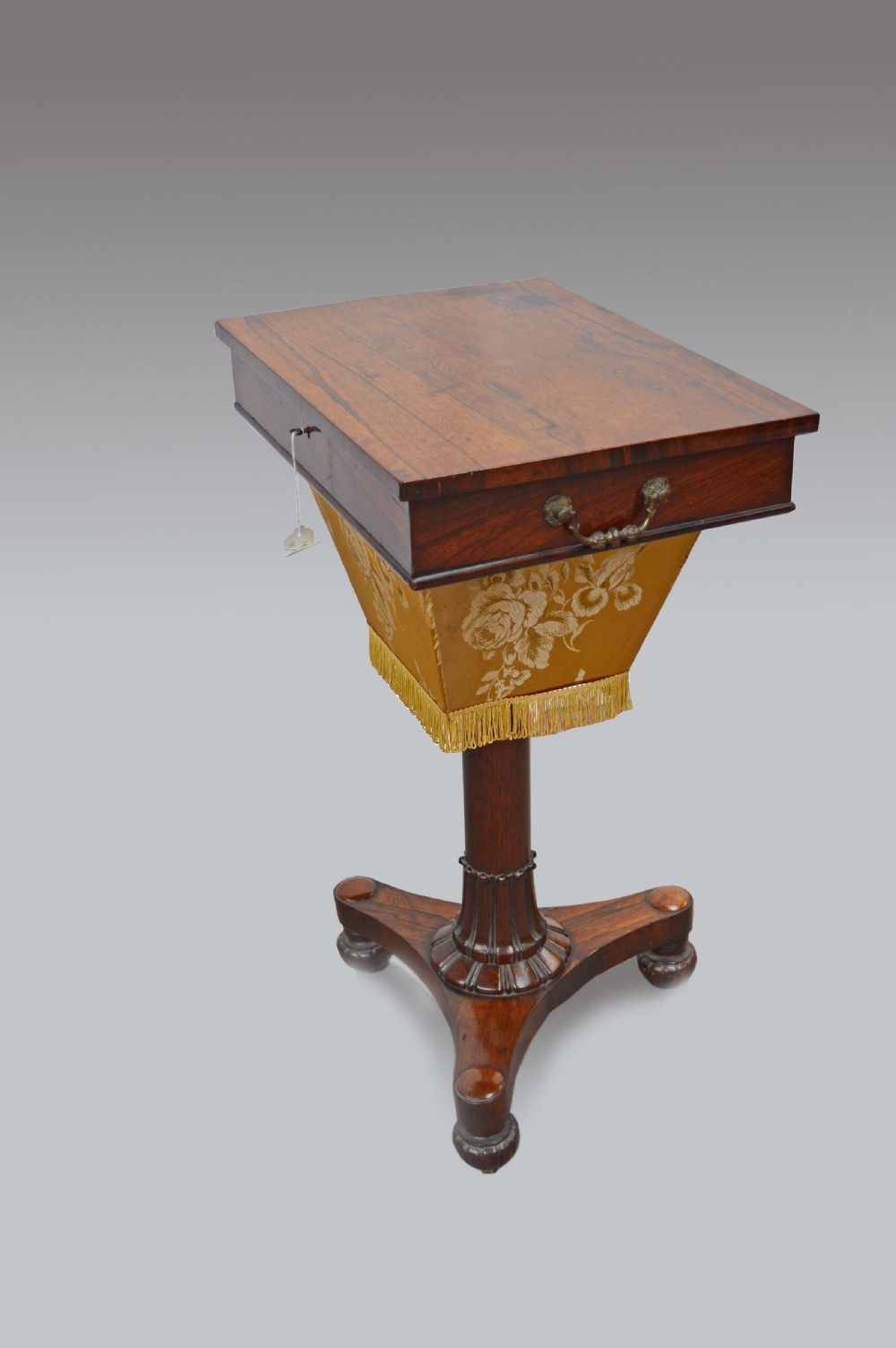 William iv rosewood work  table  View II