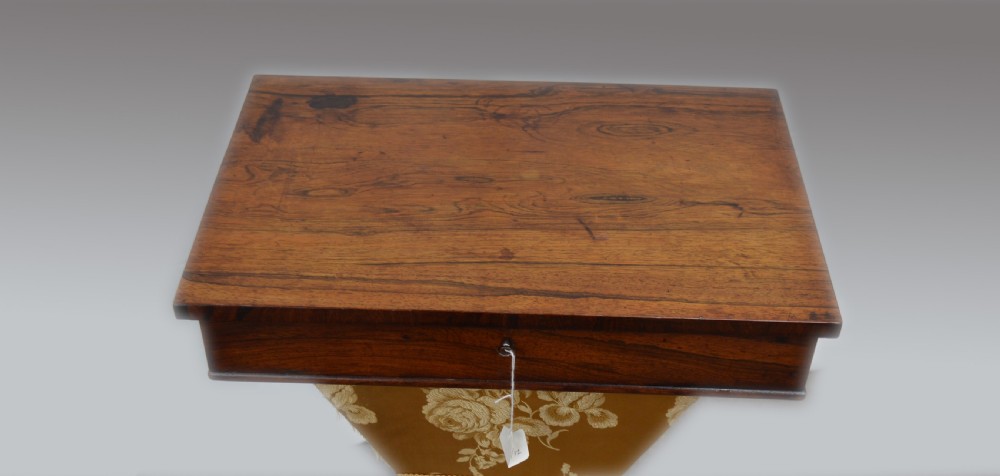 William iv rosewood work  table  View III