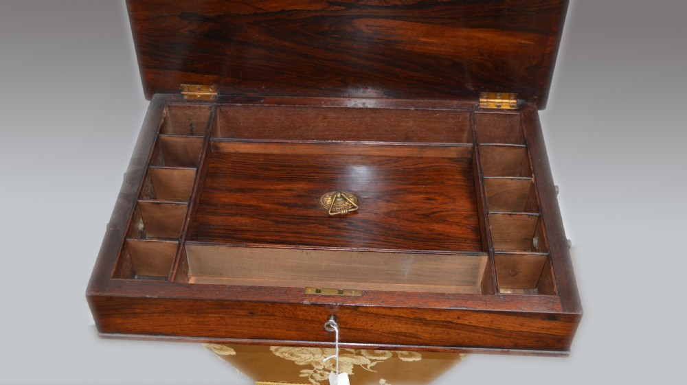 William iv rosewood work  table  View IV