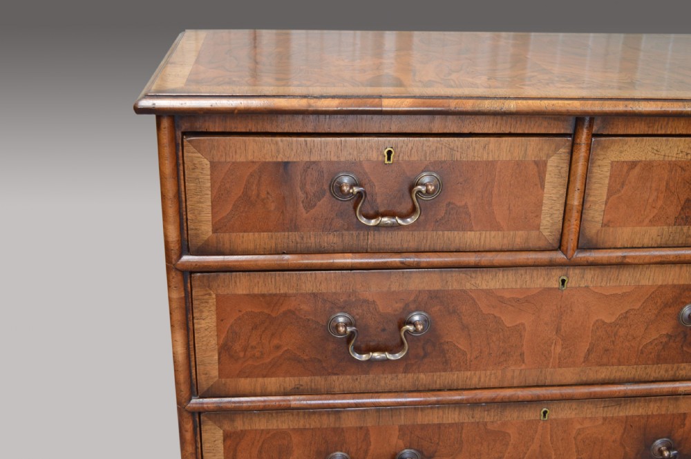 antique walnut chest of drawers  View III