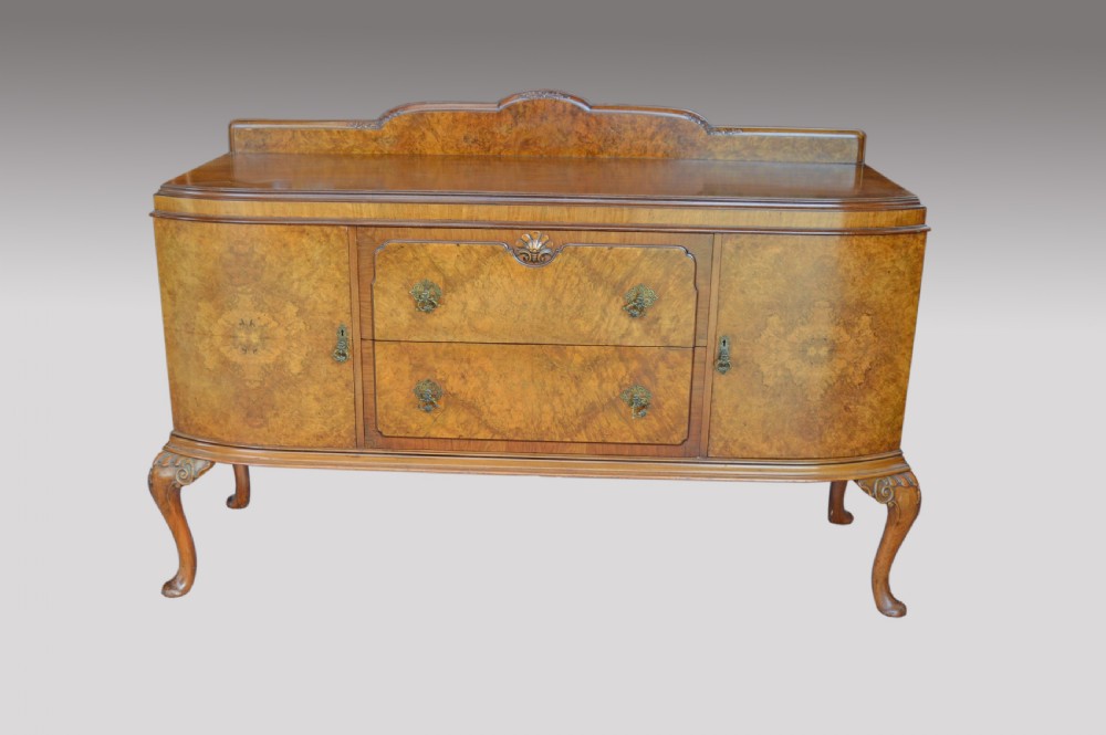 walnut queen Anne sideboard maples & co 