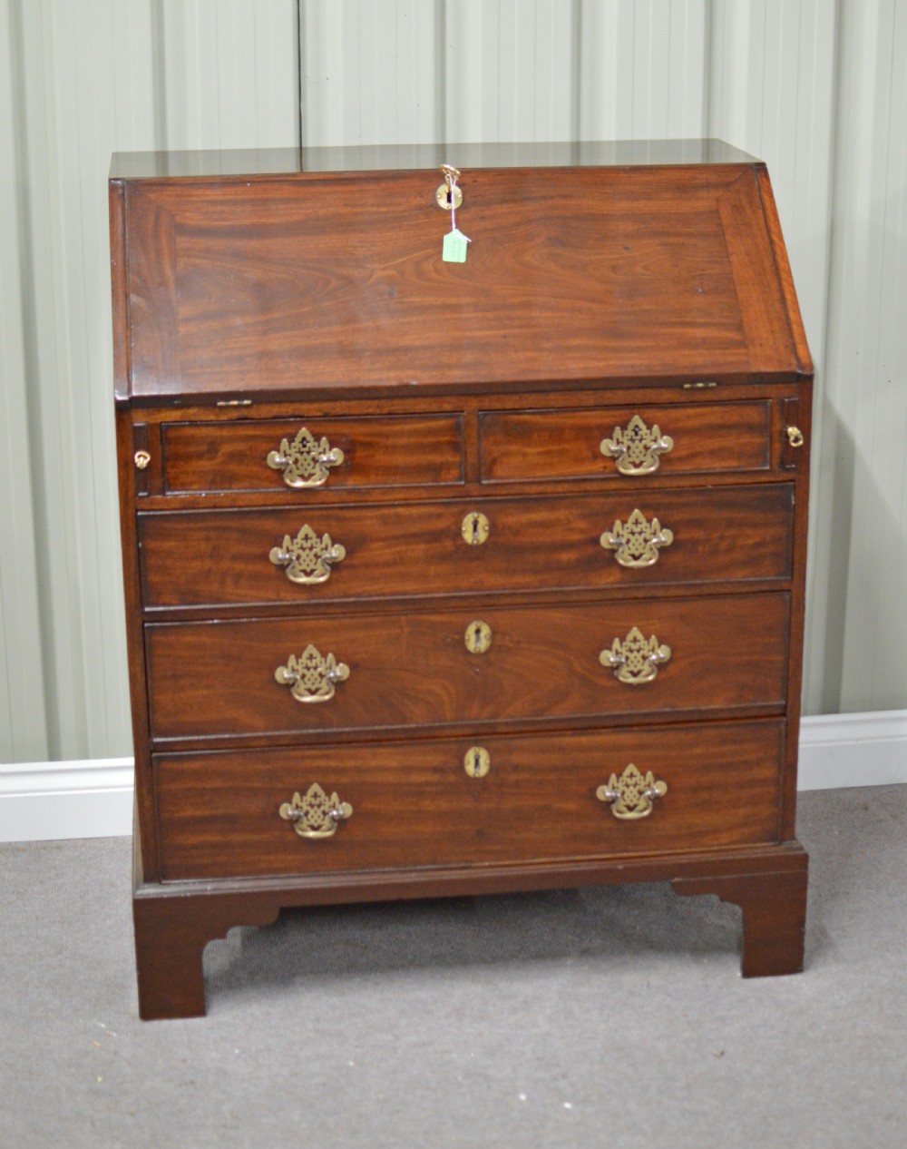 Georgian mahogany bureau 
