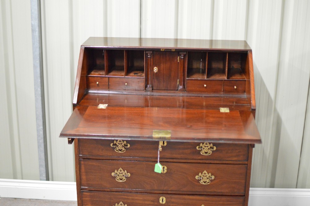 Georgian mahogany bureau  View IV