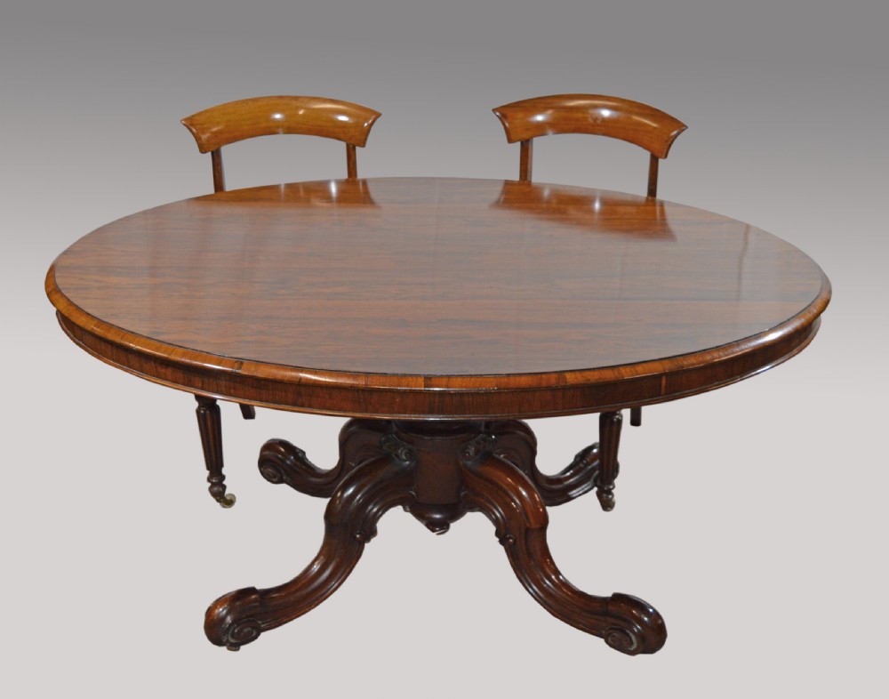 large Antique rosewood dining table 