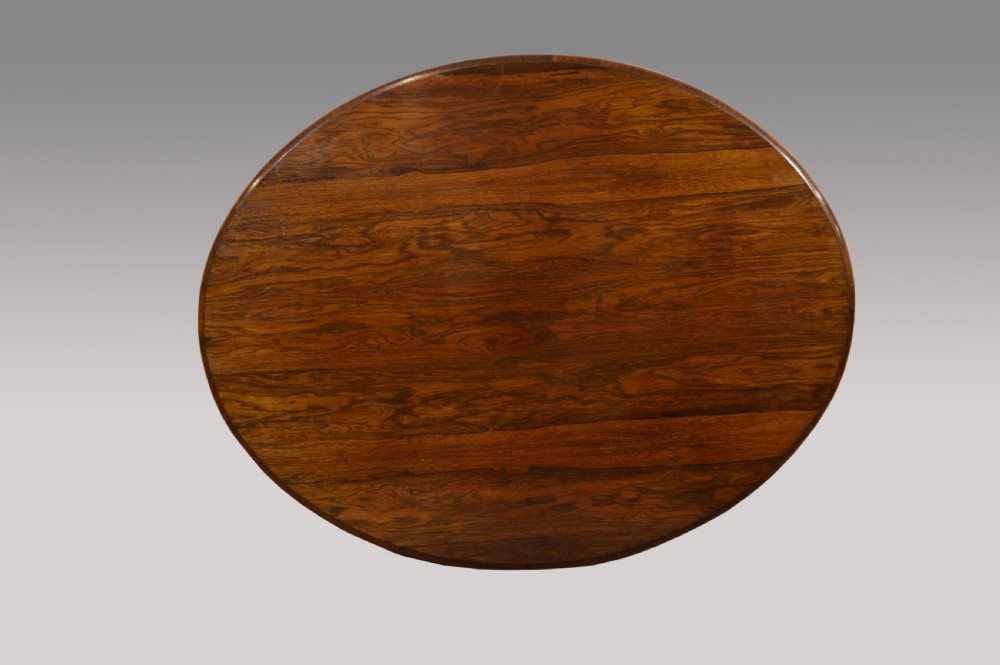 large Antique rosewood dining table  View IV