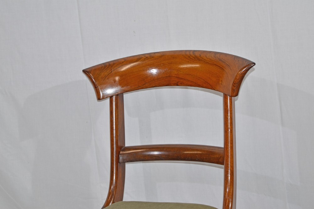 set of 4 william iv rosewood dining chairs  View III