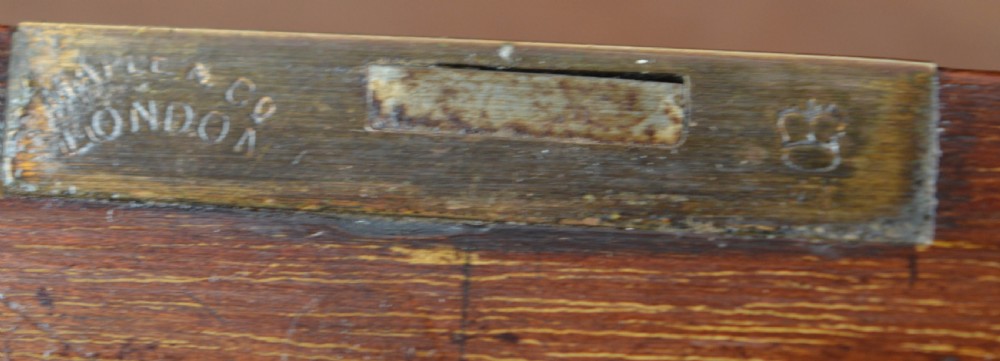 Antique pair of Victorian mahogany bedside chests of drawers by maple & co  View IV