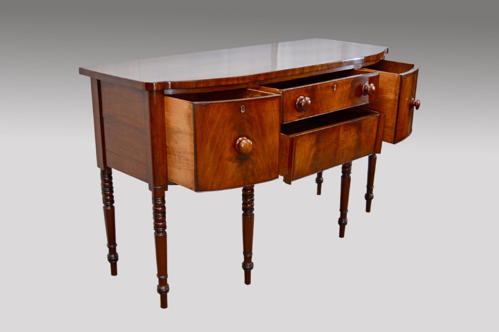 Georgian mahogany sideboard server  View III