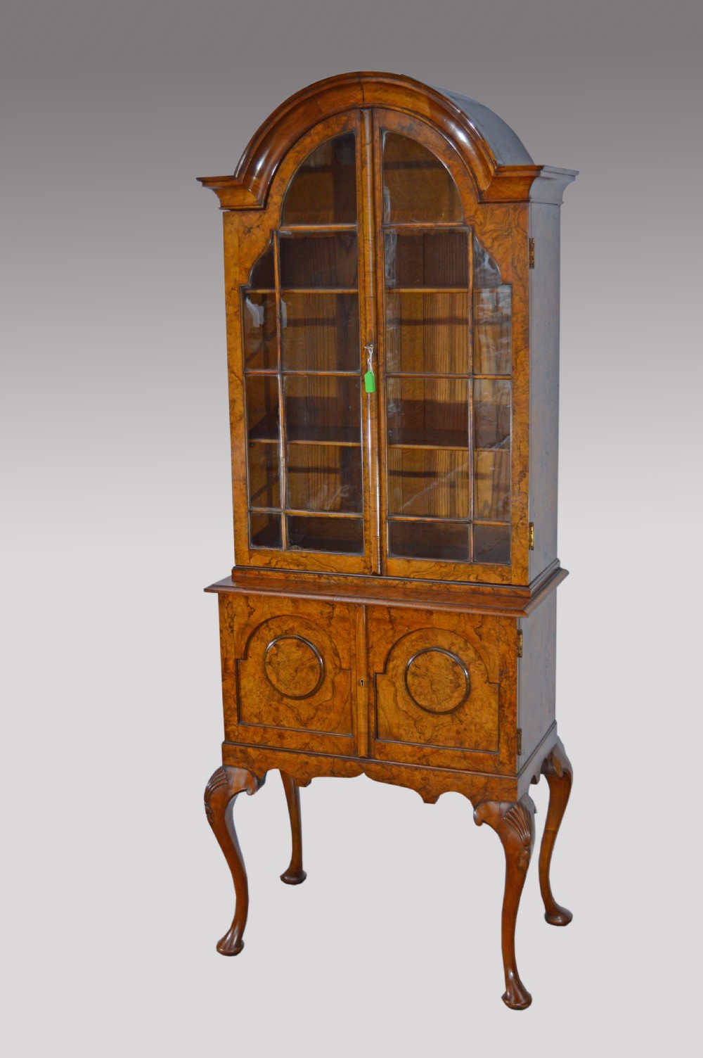 Walnut Queen Anne style cabinet 