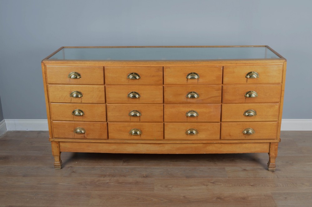 16 drawer haberdashery shop counter  View II