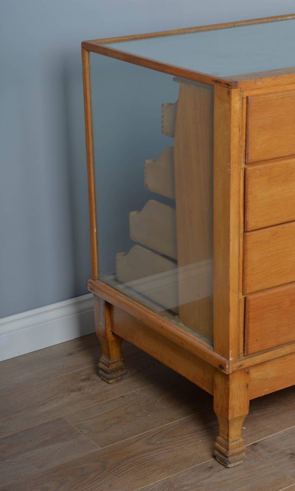 16 drawer haberdashery shop counter  View III