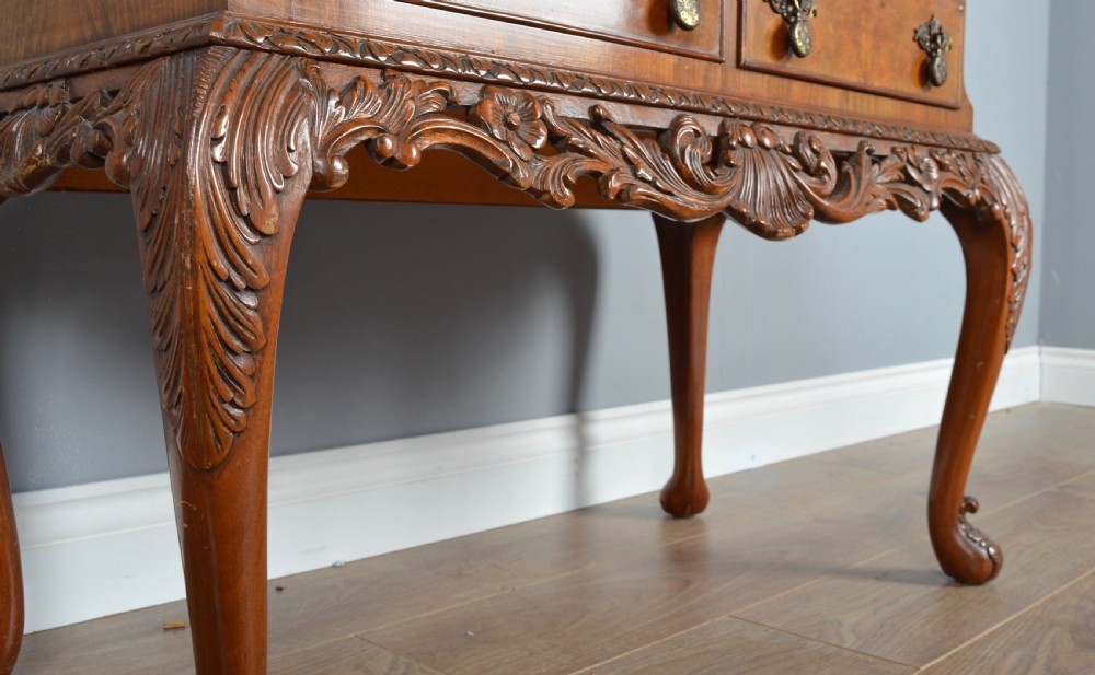 walnut Queen Anne style cabinet  View V