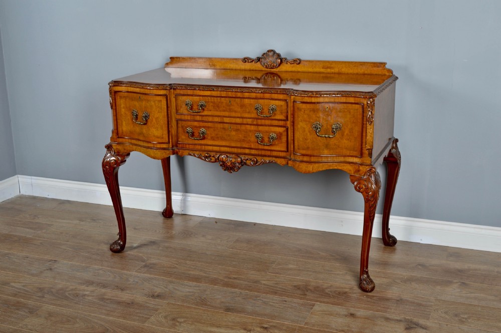 walnut Queen Anne style server  View II