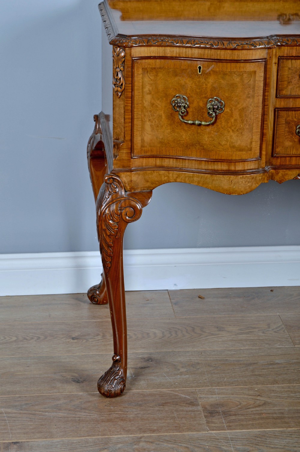 walnut Queen Anne style server  View IV