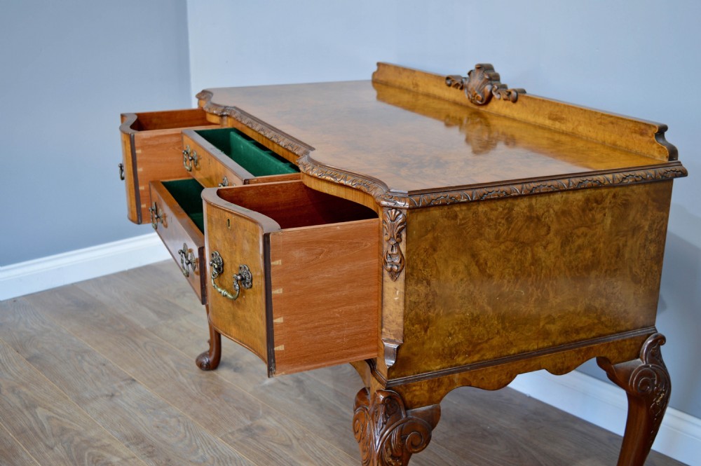 walnut Queen Anne style server  View V