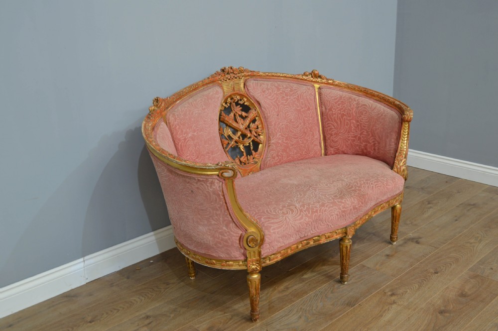 late 19th century French canapé sofa  View II